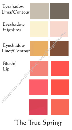 Best Makeup Colours : True Spring